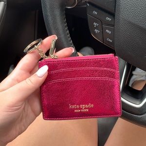 Kate spade wallet with key chain